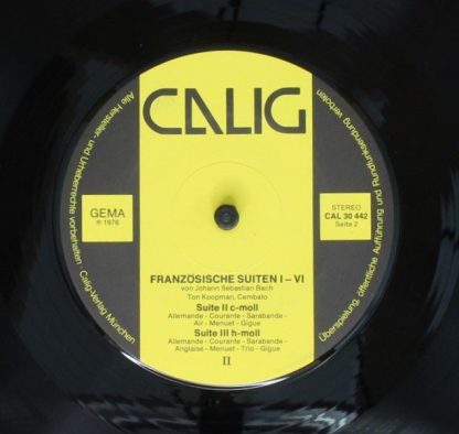 Calig CAL 30 442/43 - Französische Suiten - Image 6