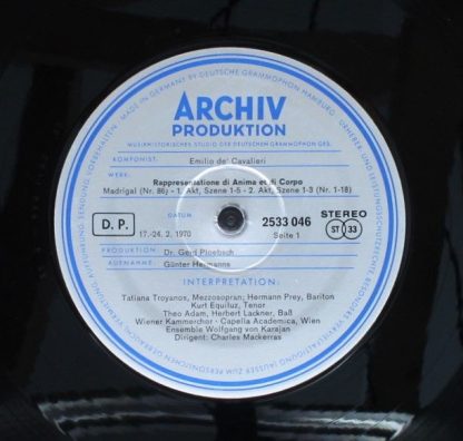 Archiv Produktion 2708 016 - Rappresentatione Di Anima, Et Di Co - Image 4