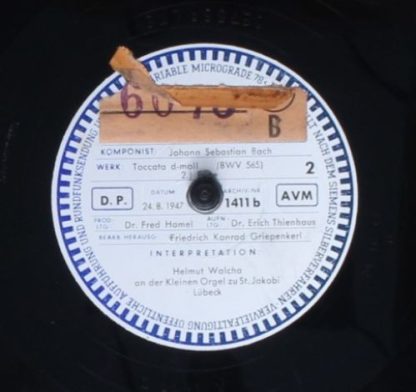 Archiv Produktion 1411 - Toccata D-Moll (BWV 565) - Image 2