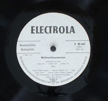 Electrola SME 80 662 - Weihnachts Oratorium - Image 4