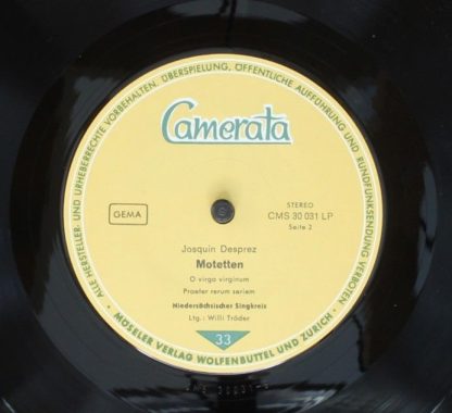 Camerata (2) CMS 30031 LP - Heinrich Isaac "Missa Carminum" - Jo - Image 4