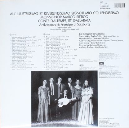 Deutsche Harmonia Mundi 16 9624 1 - Musik Am Salzburger Fürstenh - Image 2