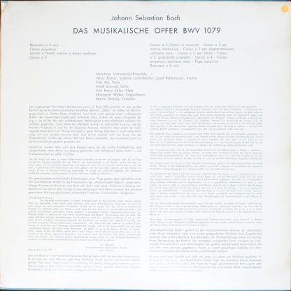 Orbis 21 042 - Das Musikalische Opfer BWV 1079 - Image 2