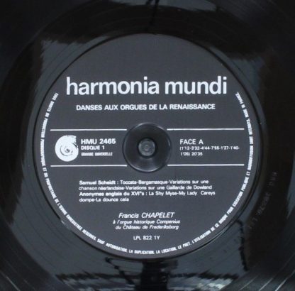 harmonia mundi France HM 2.465 - Danses De La Renaissance Aux Or - Image 5