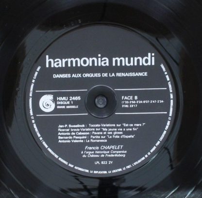 harmonia mundi France HM 2.465 - Danses De La Renaissance Aux Or - Image 6