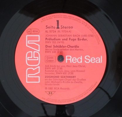 RCA RL 11724 - Orgelwerke: Präludium Und Fuge Es-Dur BWV 552/ Pr - Image 3