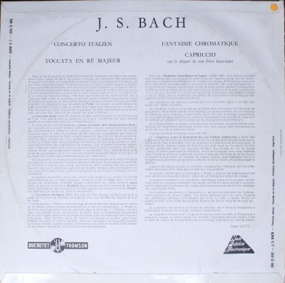 Ducretet Thomson LDG 1787/88 - Fantaisie Chromatique Et Fugue Ca - Image 2