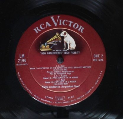RCA Red Seal LM-2194-C - Wanda Landowska Spielt Cembalomusik Von - Image 4