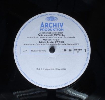 Archiv Produktion 198 178 - Suite In A-Moll, BWV 818a, Suite In - Image 4