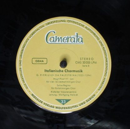 Camerata CMS 30055 LPM - Italienische Chormusik - Image 4
