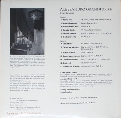 FSM Aulos FSM 53509 AUL - Motetti Concertati - Image 2
