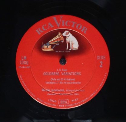 RCA Victor Red Seal LM 1080 - Goldberg Variations - Image 4