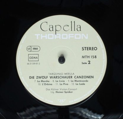 Thorofon MTH158 - Die Zwölf Warschauer Canzonen - Image 4