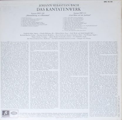 Christophorus CGLP 75765 - Kantate BWV 182 "Himmelskönig, Sei Wi - Image 2