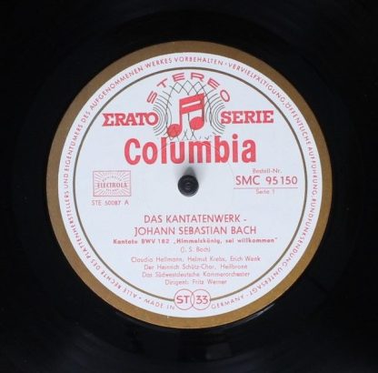 Christophorus CGLP 75765 - Kantate BWV 182 "Himmelskönig, Sei Wi - Image 3