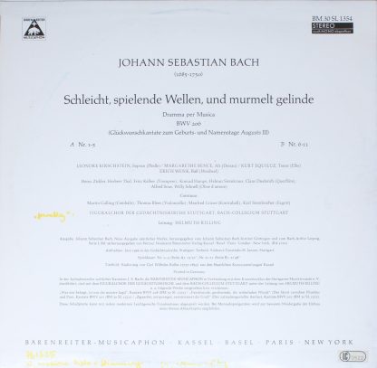 Bärenreiter-Musicaphon BM 30 SL 1354 - Schleicht, Spielende Well - Image 2
