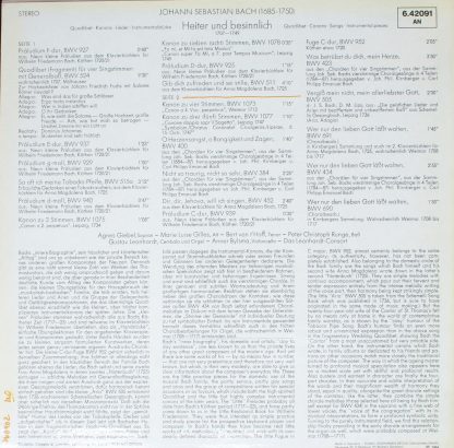 Telefunken 6.42091 AN - Heiter Und Besinnlich: Quodlibet - Kanon - Image 2
