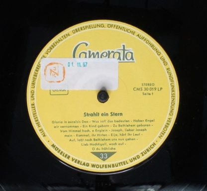Camerata (2) CMS 30019 LP - Strahlt Ein Stern - Image 3