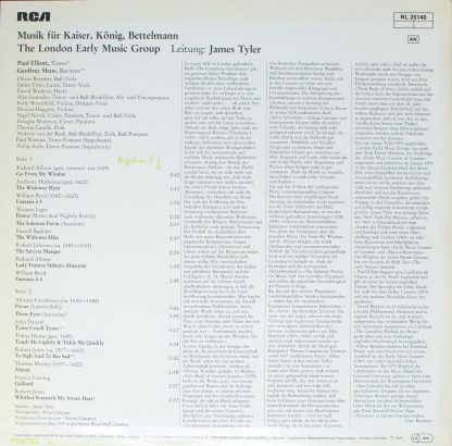 RCA Red Seal RL 25140 - Kaiser, König, Bettelmann - Image 2