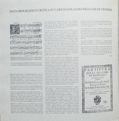 Amadeo AVRS 5013 - Madrigali A Cinque Voci Dell'Illustrissimo, & - Image 3