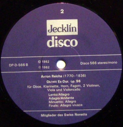 Jecklin-Disco 566 - Oktett B-Dur, Op. 7 / Oktett Es-Dur, Op. 96 - Image 3