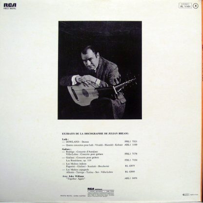 RCA Victor Red Seal RL 11491 - Lute Musik Of John Dowland - Image 2