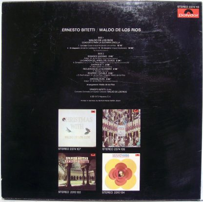 Polydor 2374 113 - In Concert Featuring Ernesto Bitetti Guitar - Image 3