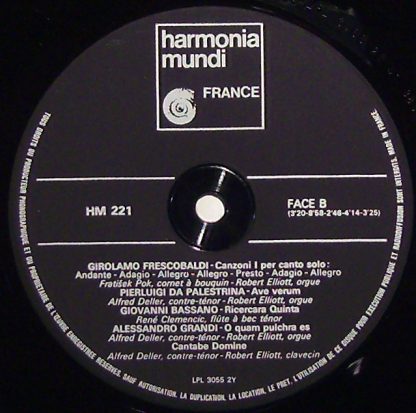 harmonia mundi France HM 221 - Messe À Quatre Voix Avec Trombone - Image 3