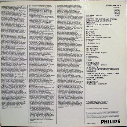 Philips 9500 789 - Guitar Quintets = Gitarrenquintette Nos. 3 & - Image 2