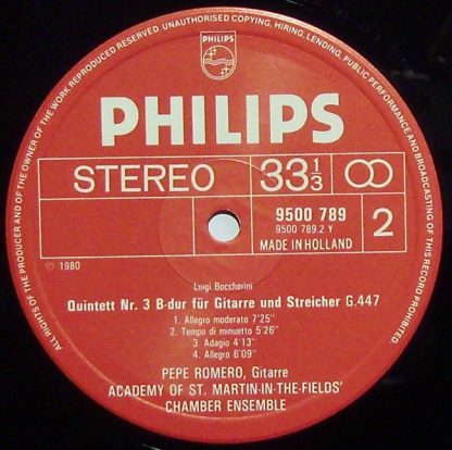 Philips 9500 789 - Guitar Quintets = Gitarrenquintette Nos. 3 & - Image 3