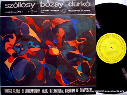 Hungaroton LPX 11525 - Concerti Nos 3 And 4 / Quartetto Per Arch