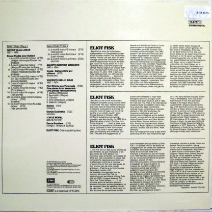 EMI 14-6757-1 - Spielt Villa-Lobos- Sojo-Morel-Barrios Mangore - Image 2