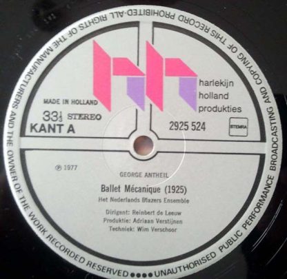 Harlekijn  - Ballet Mécanique - A Jazz Symphony - Violin Sonata - Image 4