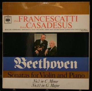 Columbia MS 6427 - Beethoven Sonatas For Violin & Piano, No. 3 I