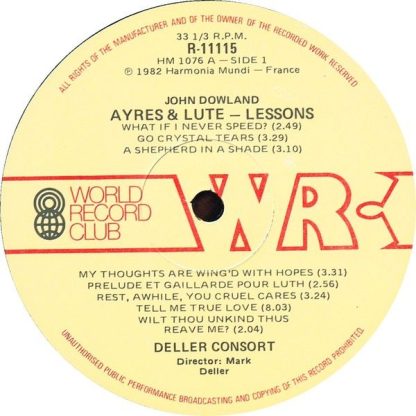 World Record Club R-11115 -  Ayres & Lute - Lessons - Image 3
