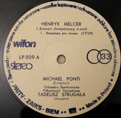 Wifon LP-009 - I Koncert Fortepianowy E-moll (Piano Concerto No. - Image 3