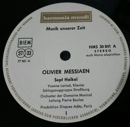 Harmonia Mundi HMS 30 841 - Sept Haïkaï / Kammersymphonie Op. 9 - Image 4