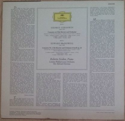 Deutsche Grammophon 2530 055 - Gershwin: Concerto In F - MacDowe - Image 2
