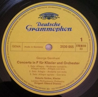 Deutsche Grammophon 2530 055 - Gershwin: Concerto In F - MacDowe - Image 3