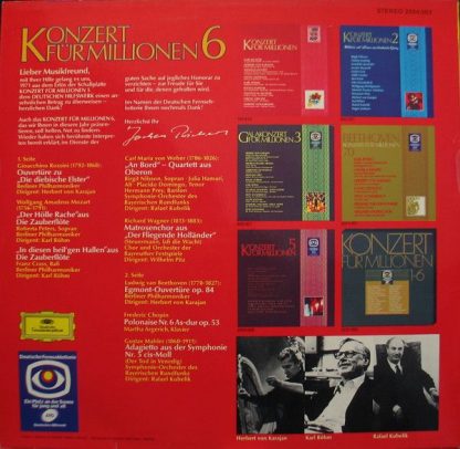 Deutsche Grammophon 2554 003 - Konzert Für Millionen 6 - Image 2