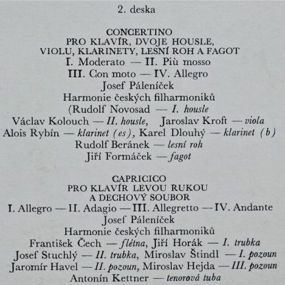 Supraphon 1 11 1481 - Leoš Janáček - Image 3