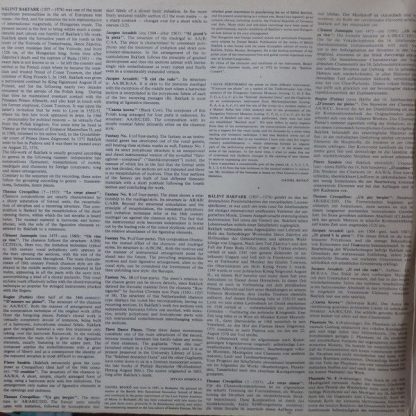 Hungaroton SLPX 11549 - Lute Music Played By Dániel Benkő - Image 3