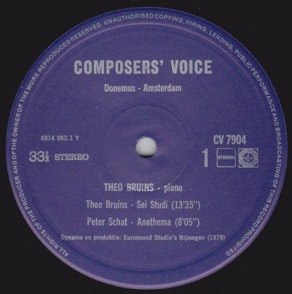 Composers' Voice CV 7904 - Piano - Image 3
