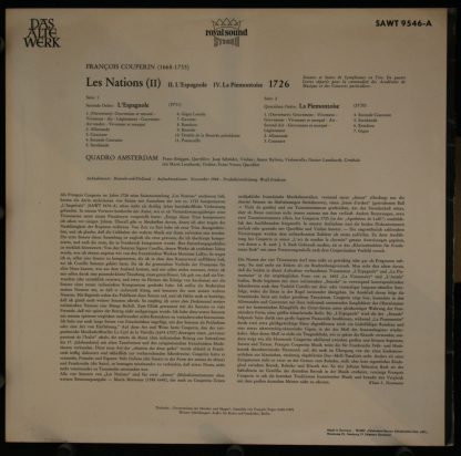Telefunken SAWT 9546-A Ex - Les Nations (II) - II. L'Espagnole , - Image 2