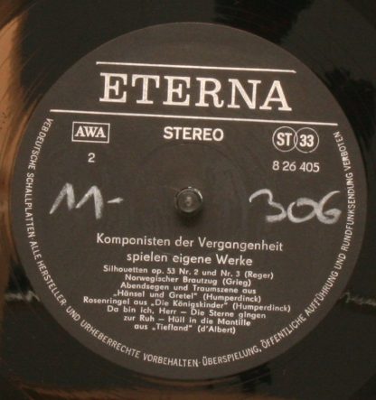 Eterna 8 26 405 - Komponisten der Vergangenheit spielen eigene W - Image 4