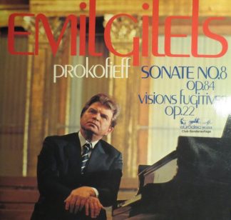 Eurodisc 64 269 - Sonate No. 8 Op. 84 / Visions Fugitive Op. 22