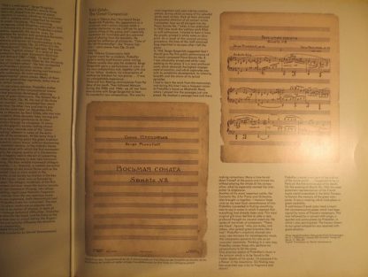 Eurodisc 64 269 - Sonate No. 8 Op. 84 / Visions Fugitive Op. 22 - Image 3