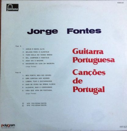 Fontana 6330 051 - Guitarra Portuguesa, Canções De Portugal - Image 2