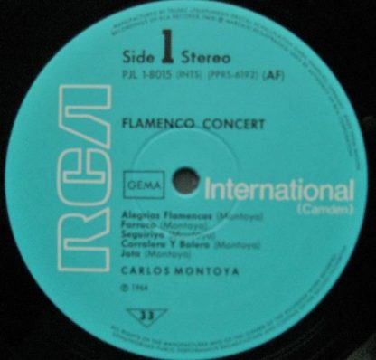 RCA International (Camden) PJL1 - 8015 AF - Flamenco Concert - Image 3