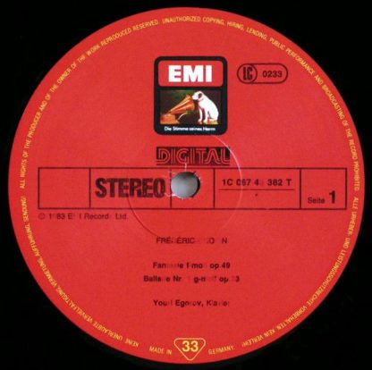 EMI 1C 067-43 382 T - Youri Egorov Spielt Chopin - Image 3